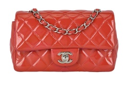 Mini Rectangular Single Flap, Patent, Red, 19382919, 3*
